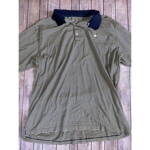 Augusta National AMEN Corner Golf Shop Polo Shirt Stripe The MastersYellow XL